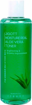 Освежающий тонер с экстрактом алоэ вера - Jigott Moisture Real Aloe Vera Toner 300ml (1138895-105352)