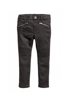 Джеггинсы Skinny с регулируемой талией для девочки H&M 0435010005 092 см (18-24 months) Черный