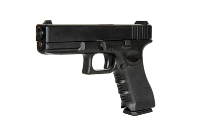 Страйкбольний пістолет D-Boys Glock 17 Gen.3 721 Green Gas Black
