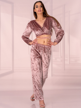 Piżama (top + spodnie) LivCo Corsetti Fashion Setisa LC 90655 L/XL Różowy (5907621624811)
