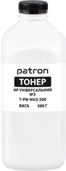 Тонер Patron HP универсальный №3 500 г Black (PN-HU3-500)