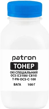 Тонер Patron Oki специальный OCS 100 г Cyan (PN-OCS-C-100)