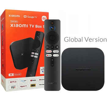 ТБ Приставка Медіа Плеєр Xiaomi Mi Box S 4K 2nd Gen (MDZ-28-AA) (2023) SmartTV