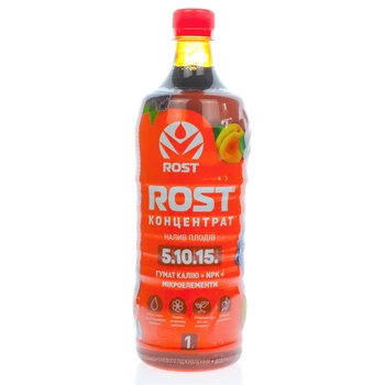 Удобрение Рост (Rost) Концентрат (NPK 5.10.15) 1 л