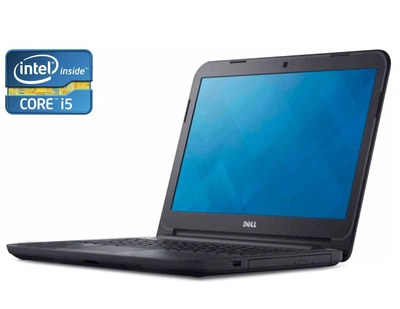 Ноутбук Dell Latitude 3540 / 15.6" (1366x768) TN / Intel Core i5-4210U (2 (4) ядра по 1.7 - 2.7 GHz) / 8 GB DDR3 / 128 GB SSD + 750 GB HDD / Intel HD Graphics 4400 / WebCam / Win 10 Pro б/у