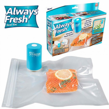 Вакуумные пакеты - упаковщик для еды Vacuum Sealer Always Fresh с 6-ю вакуумными пакетами