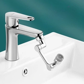 Насадка аэратор на кран для экономии воды Faucet Splash Head с поворотом на 1080° и двумя режимами пластик