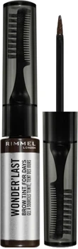 Żelowy tint do brwi Rimmel Wonder'last Brow Tint For Days 004 Soft Black 4.5 ml (3614229455427)