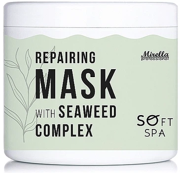 Маска з комплексом морських водоростей для відновлення волосся - Mirella Professional Soft SPA Repairing Mask 500ml.