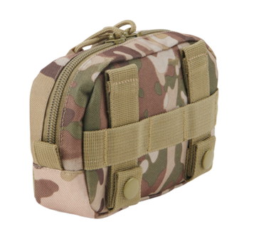 Сумка-подсумок Brandit Molle Pouch Compact Brown Camouflage, тактический камуфляж (KG-8153)