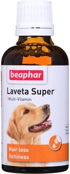 Preparat regenerujący przeciw wypadaniu sierści dla psów BEAPHAR Laveta Super 50ml (DLZBEPHIP0095)