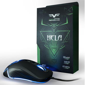 Игровая мышь Frime Hela Black, USB (FMC1840)