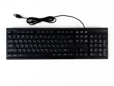 Клавиатура COBRA OK-102 Ukr Black USB