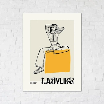 Постер-картина на полотні на стіну Brushme Лінії жіночності, 30x40 см (CN53284S)