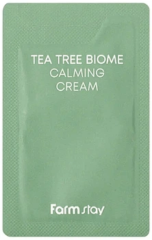 Крем с чайным деревом для проблемной кожи лица - FarmStay Tea Tree Biome Calming Cream (пробник) 1ml (1181326-118855)