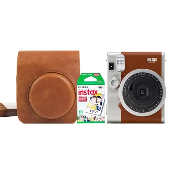 Камера моментальной печати Fujifilm Instax Mini 90 Neo Classic Brown+Чехол +Фотопленка 10 шт