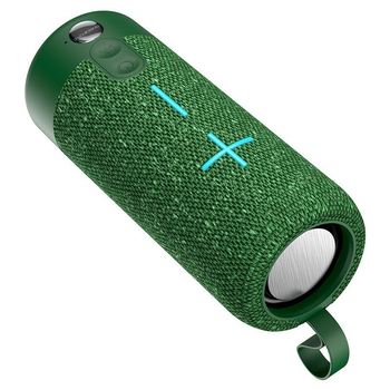Беспроводная портативная Bluetooth колонка Borofone BR19 (HiFi c эффектом 360, Bluetooth 5.1, AUX, USB, 1200 мАч) - Зеленый