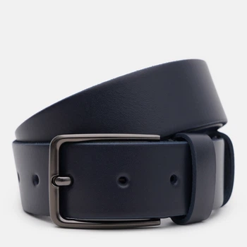 Ремень мужской из натуральной кожи Laras 115v10fx65-navy 115 см Синий (ROZ6400176567)