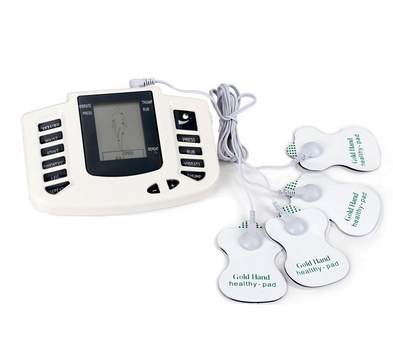 Массажер электро стимулятор точечный для тела и стоп Electronic Pulse Massager JR-309A Белый тапочки-миостимуляторы (YU8SH1857)