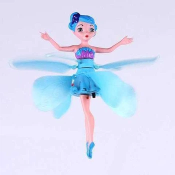 Кукла летающая фея Синий Fairy RC Flying Ball (YU8SH2507)