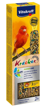 Лакомство для канареек Vitakraft «Kracker Original Feather Care» 2 шт. (при линьке)