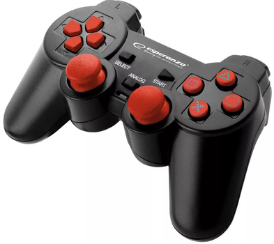 Дротовий геймпад Esperanza Trooper PS3/PC Black/Red (EGG107R)