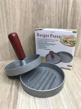 Пресс форма металлическая Burger Press UKC для бургеров 11.8 см антипригарным покрытием