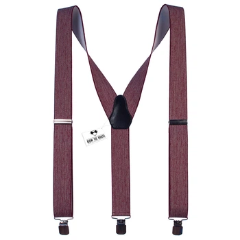 Подтяжки Bow Tie House мужские красные имитация размытия 08139