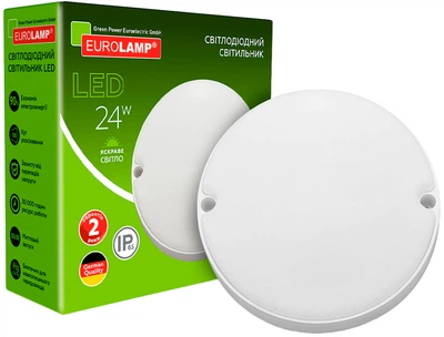 Світильник світлодіодний EUROLAMP LED ЖКХ G6 24W 5000K (LED-NLR-24/50(G6))