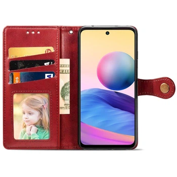 Шкіряний чохол книжка GETMAN Gallant (PU) для Xiaomi Redmi Note 13 4G Червоний
