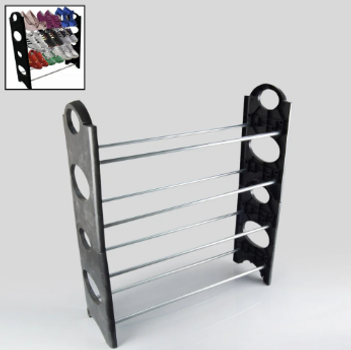 Органайзер для Обуви 4 Полки Stackable Shoe Rack Черный