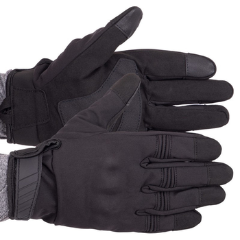 Тактичні рукавички із закритими пальцями Zelart Military Rangers 9878 розмір XL Black