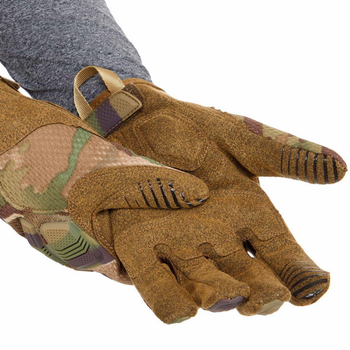 Перчатки тактические с закрытыми пальцами Zelart Military Rangers 9875 размер XXL Camouflage Multicam