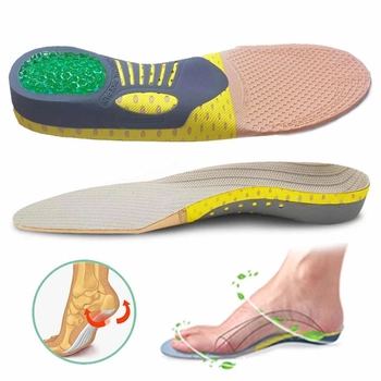 Устілки ортопедичні для спортивного та плоского взуття UKC L (41-46 розмір)