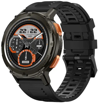 Мужские часы Smart Kospet Tank T2 Military Grade Black