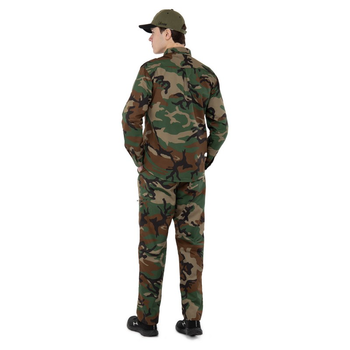 Костюм тактический (рубашка и брюки) Military Rangers ZK-SU1127 размер: XXXXL Цвет: Камуфляж Woodland