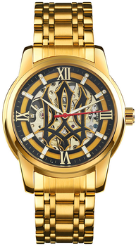 Мужские часы Patriot Sharp Gold-Black з Тризубом (1201-0353)