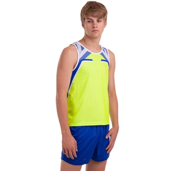 Форма для легкой атлетики мужская Zelart Lidong T909 размер XL (170-175см) Yellow-Blue
