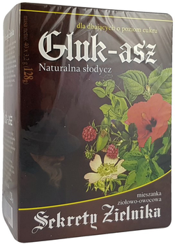 Herbata ASZ Sekrety Zielnika Gluk-Asz 40x3.2 g Cukrzyca (5903027000211)