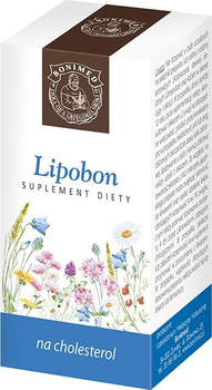 Suplement diety Bonimed Lipobon Reguluje Poziom Cholesterolu 60 kapsułek (5908252932375)