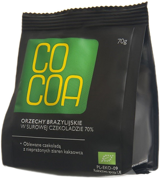 Orzechy Brazylijskie w surowej czeko Cocoa Bio 70 g (5902768064315)