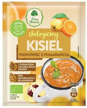Herbata Dary Natury Kisiel Pigwowiec z Pomarańczą EKO 30g (5904538030766)