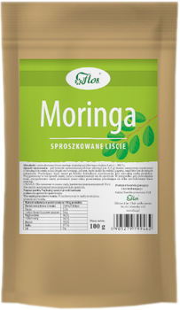 Suplement diety Flos Moringa Sproszkowane Liście 100g (5905279799462)