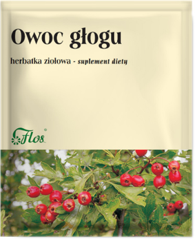 Suplement diety Flos Głóg Owoc 50 g Wspiera Układ Krwionośny (5907752643385)