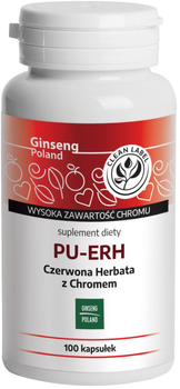 Червоний чай пуер із хромом Ginseng Польща (8424409312335)