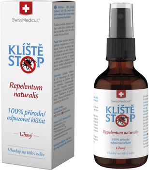 Spray SwissMedicus Kleszcze Stop 100% naturalny (7640133071398)