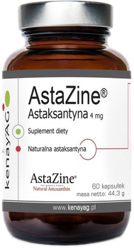 Suplement diety Kenay AstaZine Astaksantyna 4 mg 60 kapsułek (5900672152623)