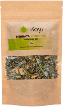 Herbatka Koyi Konopna 40 g na dobry sen (5904754577090)
