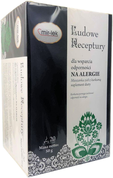 Чай Mirlek Народні рецепти від алергії 20 шт (5906660437611)