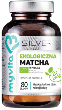 Suplement diety Myvita Silver Ekologiczna Matcha Proszek Bio 80g (5903021591333)